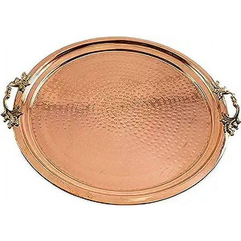 Copper coffee table tray deals