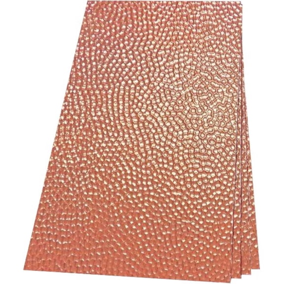Hammered Copper Sheets Material Size: 12" x 12"
