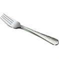 thumbnail image 1 of Hammered Salad Forks Set of 6 Stainl Steel Appetizer Dert Forks Sierware Flatware Small Forks Mirror Finish Dishwasher Safe 6.7 Inches, 1 of 7