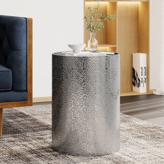 Hammered round table | Enhance decor | Outdoor lounge