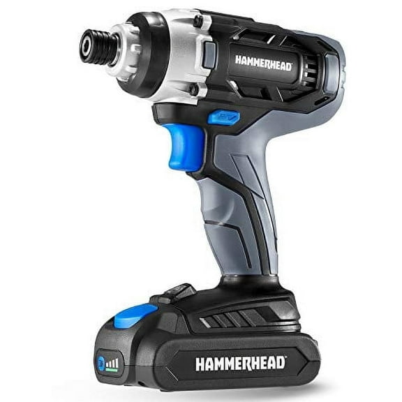 Hammerhead 20V 1/4 Inch Cordless Impact Driver Kit with 1.5Ah Battery and Charger HCID201