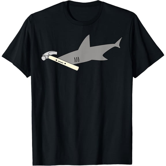 Hammerhead Cute Shark Pun T-Shirt for Kids, Men & Women