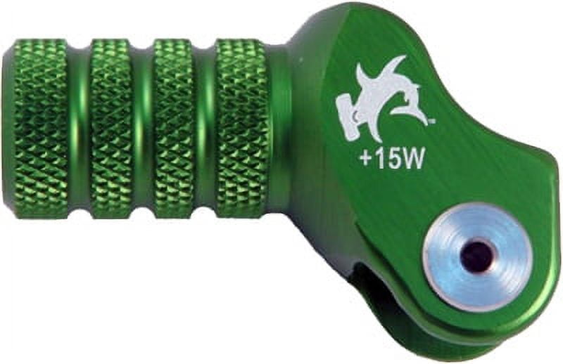 Hammerhead Designs Shifter Lever Kit with Knurled Shifter Tip Green