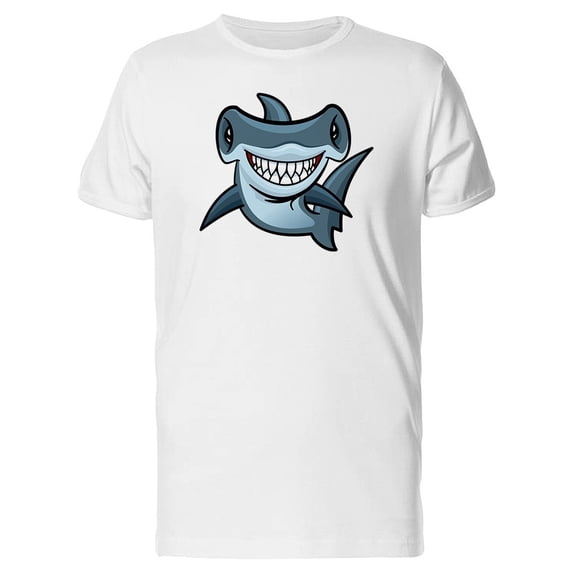 Hammerhead Shark Cartoon Tee Men's -Image by Shutterstock