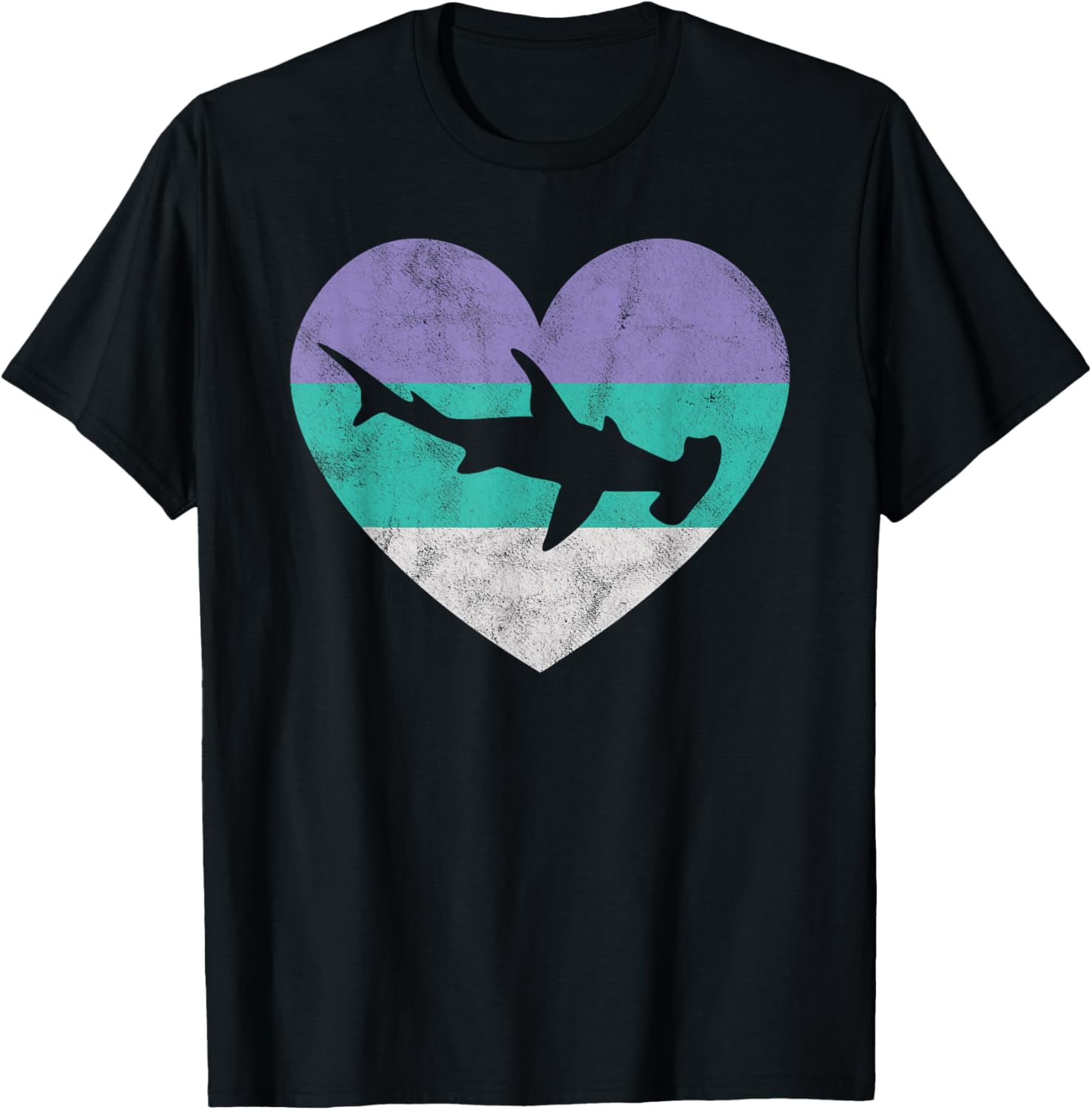Hammerhead Shark Gift For Women & Girls Retro Cute T-Shirt