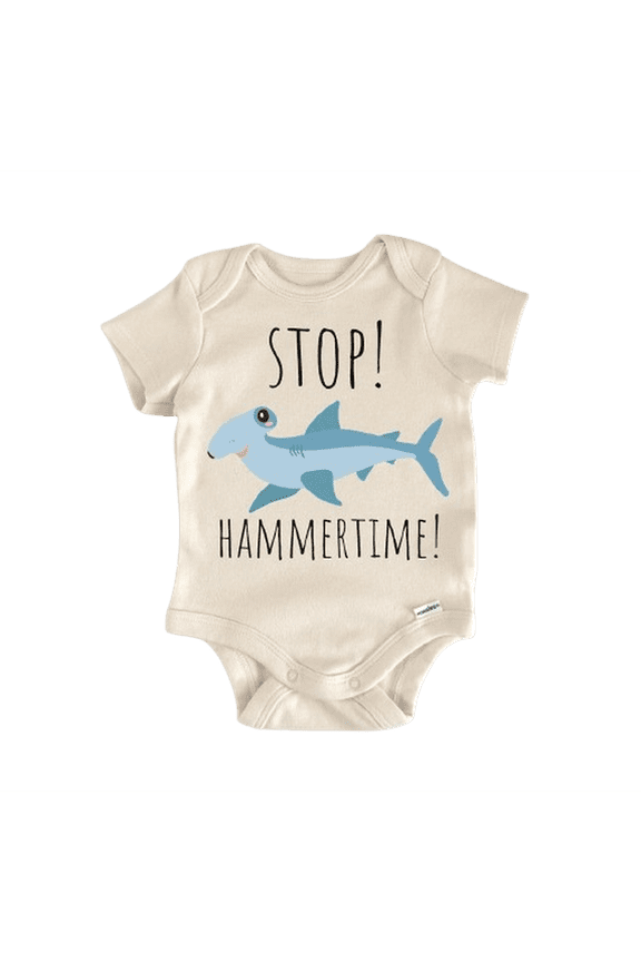 Hammerhead Shark Hammer Newborn Baby Bodysuit