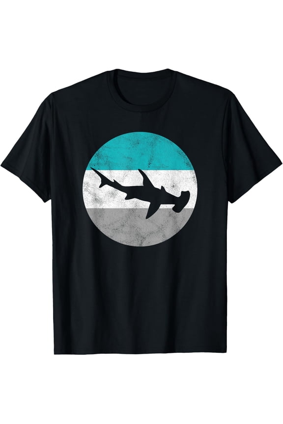 t-shirt Hammerhead Shark Retro Gift For Men Women Boys & Girls T-Shirt
