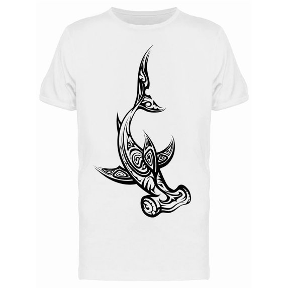 Hammerhead Shark Tattoo T-Shirt Men -Image by Shutterstock, Male x-Large