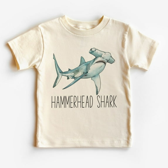 Hammerhead Shark Toddler Shirt - Cute Educational Shark Species Kid'S Clothing - Boho Toddler & Youth Tee TODDLER SHORT SLEEVE TEE BELLA CANVAS 3001T