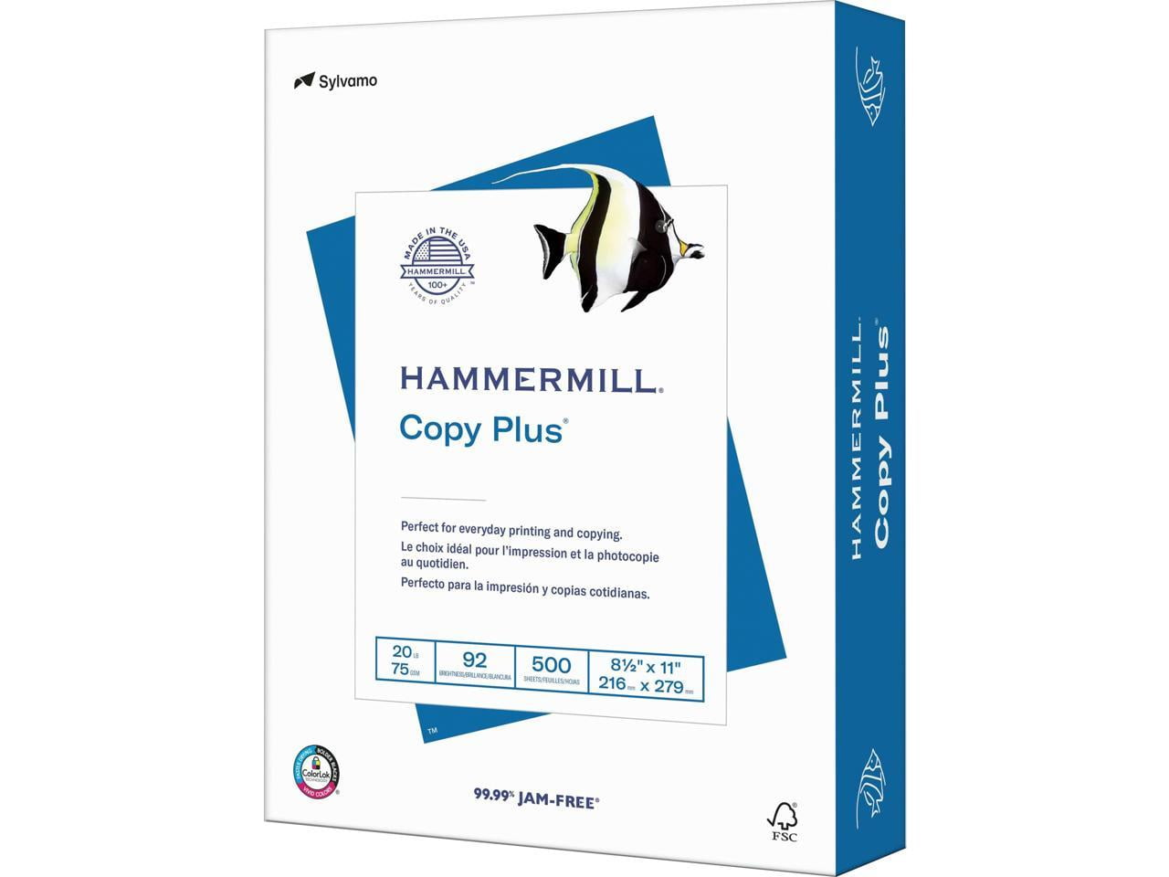   Basics Multipurpose Copy Printer Paper, 8.5 x 11, 20  lb, 8 Reams, 4000 Sheets, 92 Bright, White : Office Products
