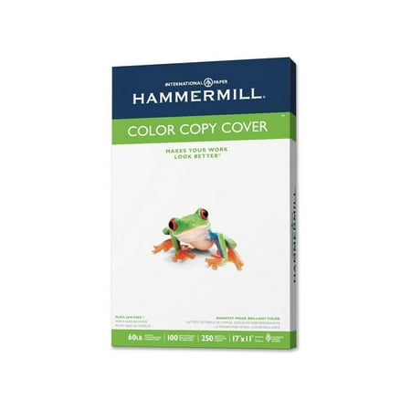 Hammermill 12255-6 17 in. x 11 in. 100 Bright 60 lbs. Cover Weight Premium Color Copy Cover (250/Pack)