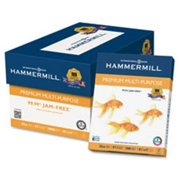 Hammermill  Multipurpose Paper,GE 97, 20lb., 8.5 in. x 11 in., 5000-CT, WE