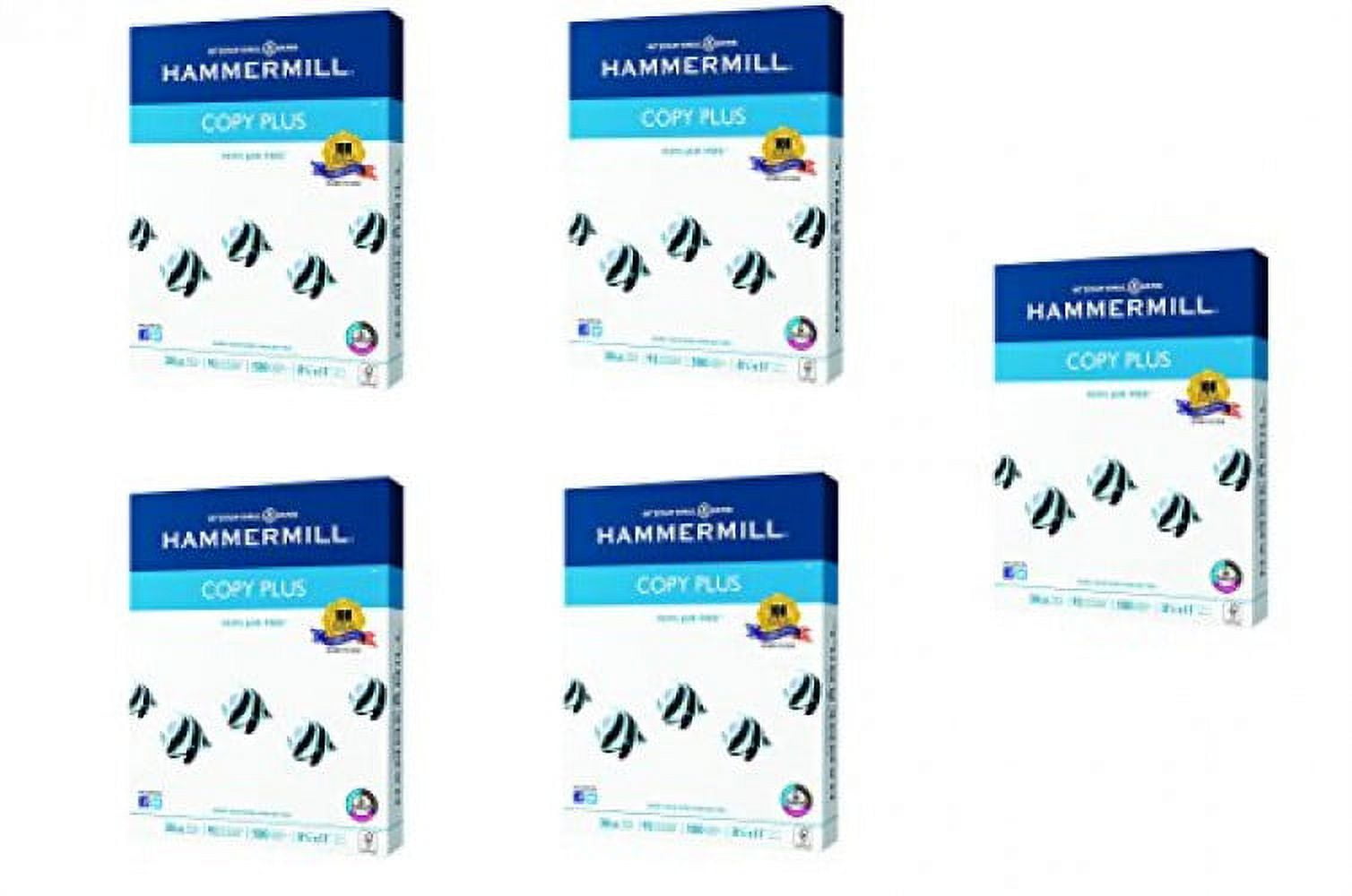 Hammermill Paper, Copy ylLkVY Plus, 20lb, 8.5 x 11, letter, 92 Bright, 500 Count (Pack of 5)