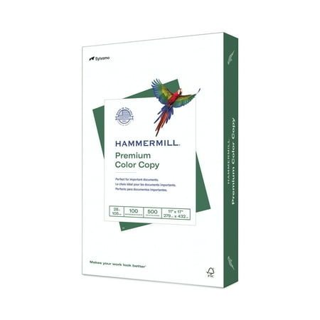 Hammermill Printer Paper, 28lb Premium Color Copy, 11x17, White, 1 Ream, 500 Sheets