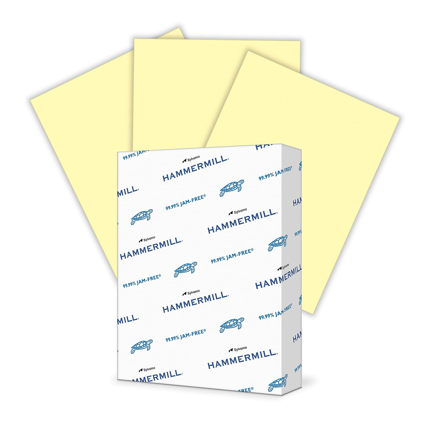 Hammermill Recycled Colored Paper 20lb 8-1/2 x 11 Canary 500 Sheets/Ream 103341