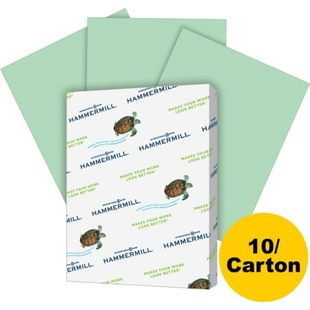Hammermill 10336-6 Colors 20 lbs. 8.5 in. x 11 in. Print Paper - Green (500/Ream)