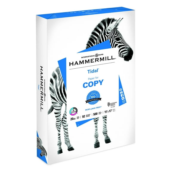 Hammermill Tidal MP, 20lb, 11 x 17, Ledger, 92 Bright, 500 Sheets/1 Ream (162024)