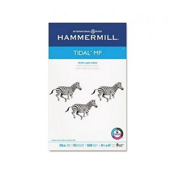 Hammermill : Tidal MP Copy/Laser/Inkjet Paper, 92 Brightness, 20lb, Legal, 500 Sheets -:- Sold as 2 Packs of - 500 - / - Total of 1000 Each