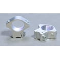 thumbnail image 1 of Hammers 1" Stainless Silver Chrome Riflescope Ring Set for 3/8" Dovetail Rail Base, 2 Count, 1 of 1