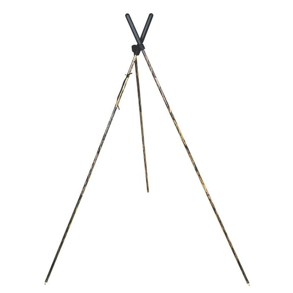 Hammers Lightweight Camouflage V Yoke Rest Hunting Tripod, 35 Max Height, 10.2oz