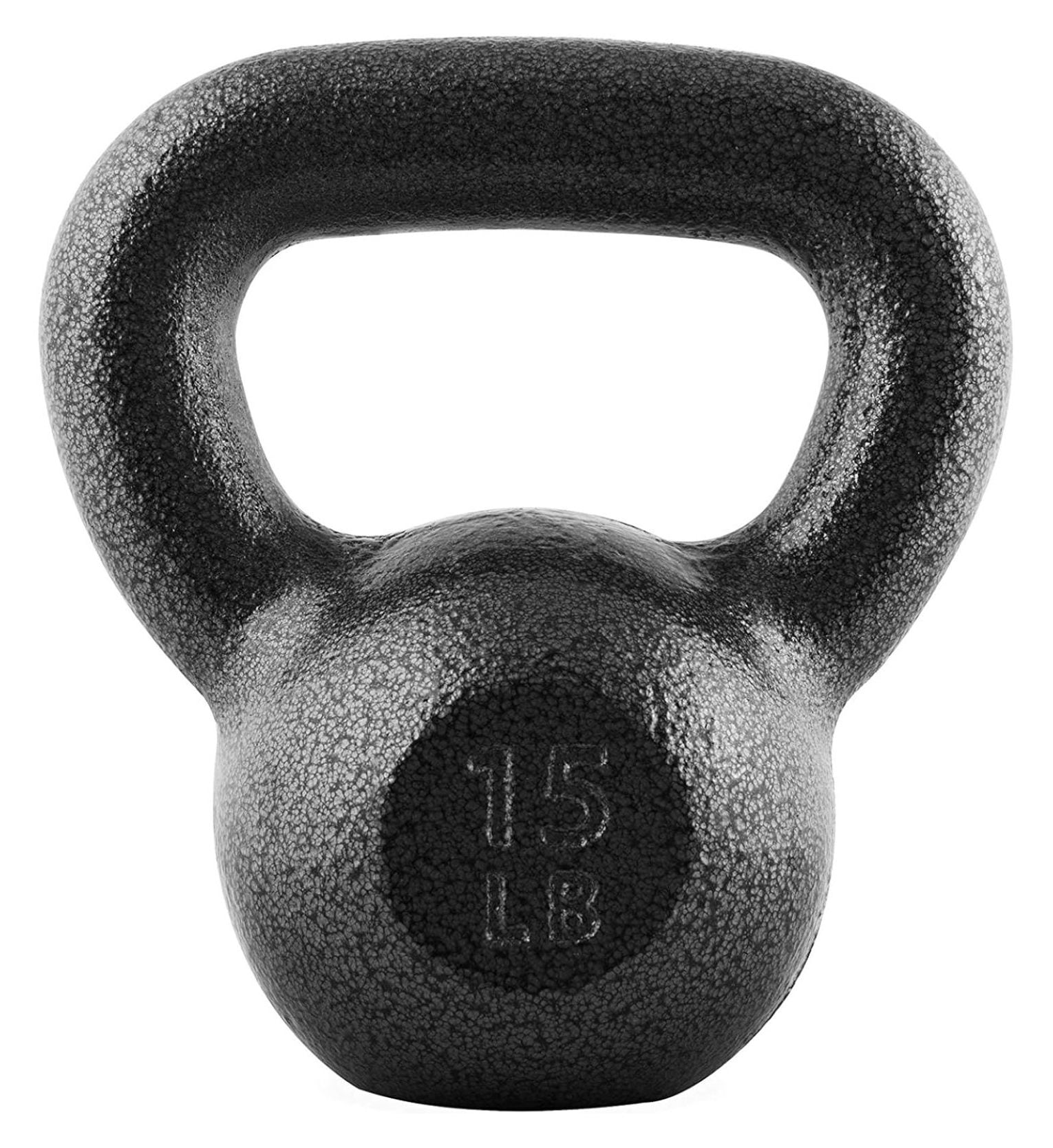 Hammerstone Painted Cast Iron Kettlebells, Home & Gym Equipment, Great for Strength Training, Full Body Workout & Crossfit Training, Color & Size Available in 10-80 Pounds