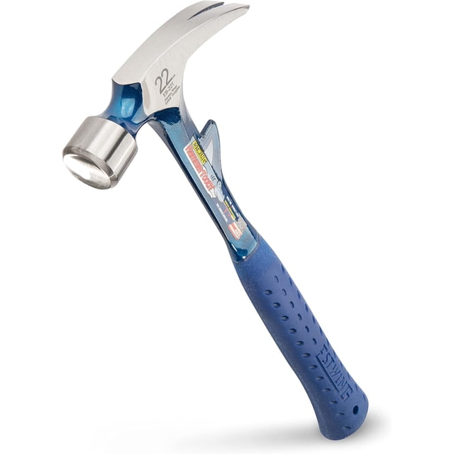 Martillo Garra Estwing Hammertooth 24 Oz - Mango Largo, Cara Fresada Y Garra Recta Para Desgarre