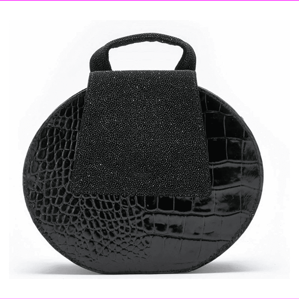 Hammitt Gregory Circle Embossed Leather Crossbody Bag  display picture 1