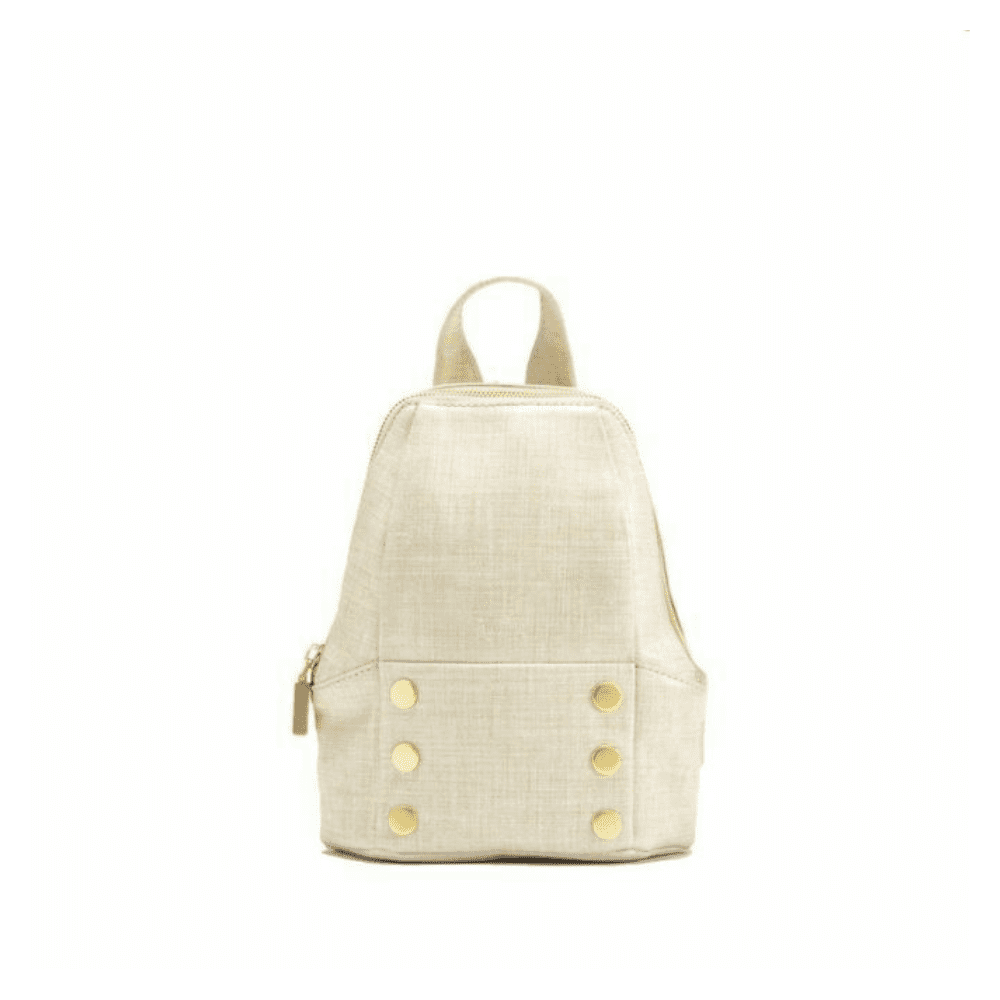 Hammitt Hunter-2 Small Semolina Cream Brushed Gold Backpack  display picture 3