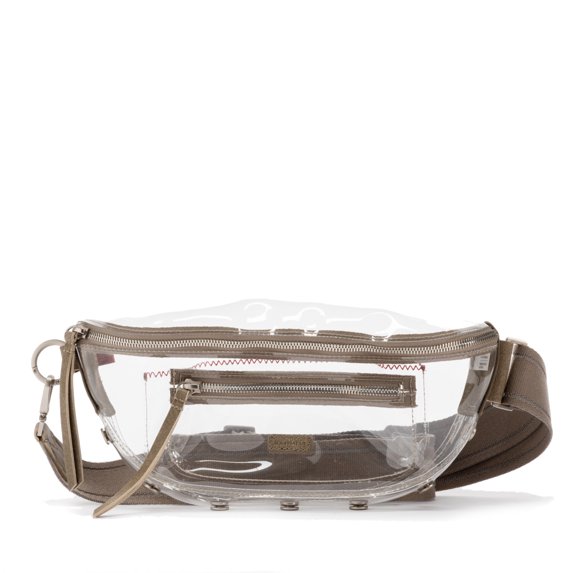 Hammitt Women's Charles Crossbody Belt Bag (Clear Pewter/Brushed Silver, One Size)