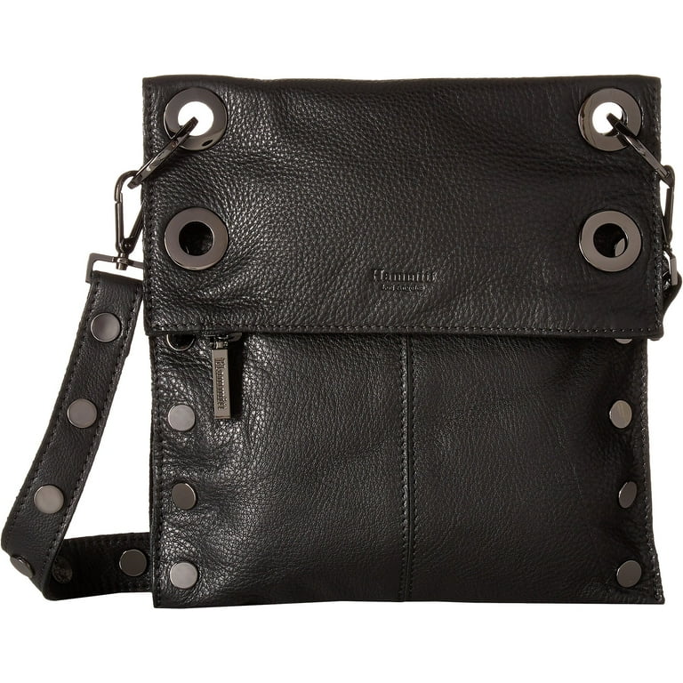 Hammitt Montana Medium Reversible Women's Black/Pewter Leather