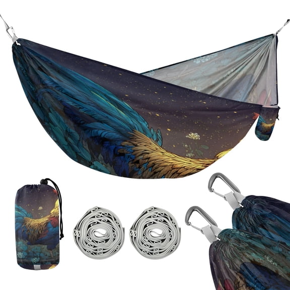 Hammock Camping Hammock Nylon Portable Hammock Travel Camping Hammock Beautiful Golden Rooster