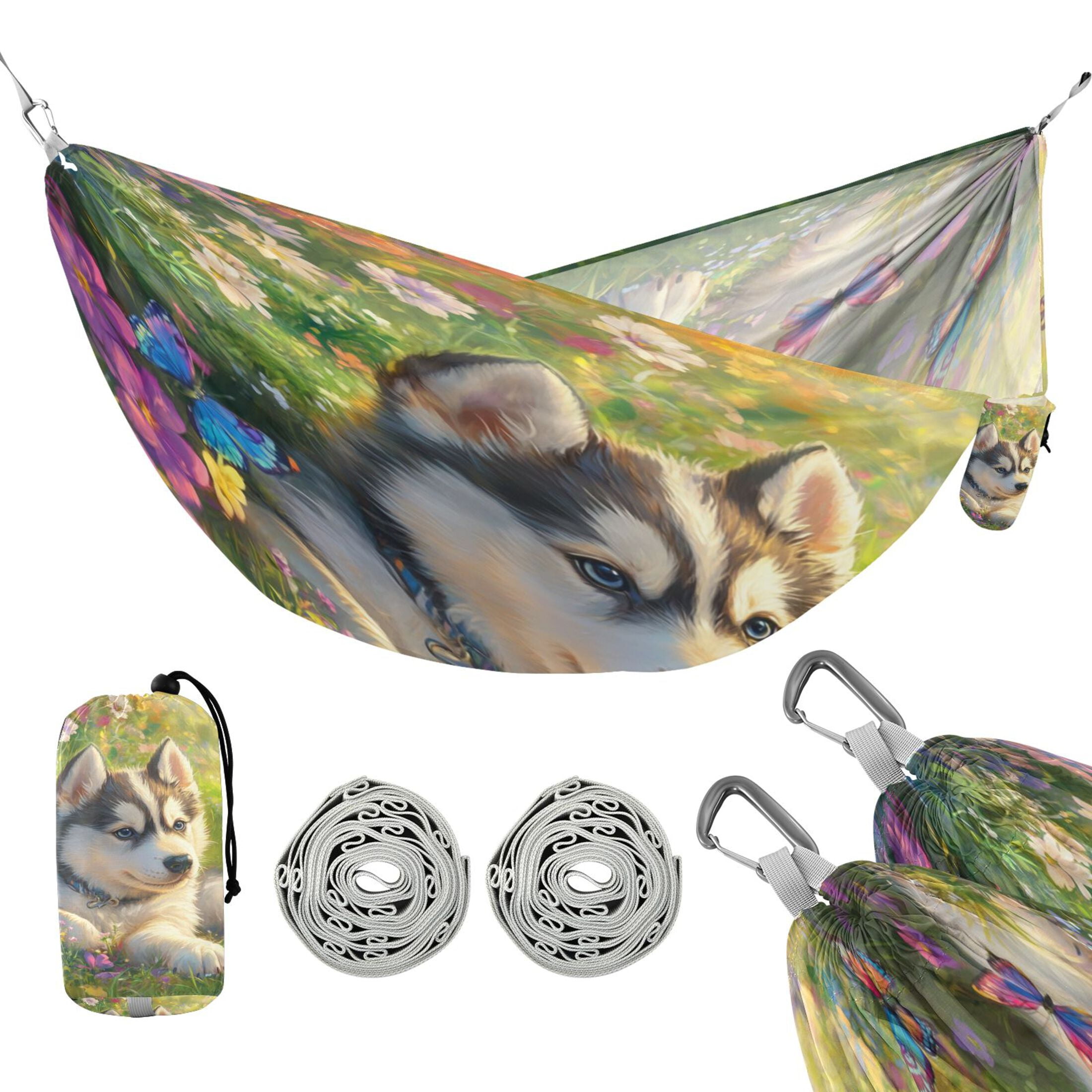 Hammock Camping Hammock Nylon Portable Hammock Travel Camping Hammock Beautiful Husky