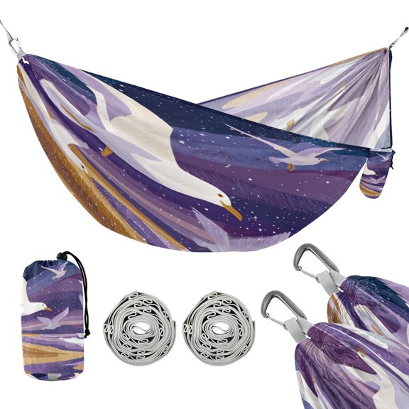 Hammock Camping Hammock Nylon Portable Hammock Travel Camping Hammock Beautiful Seagulls