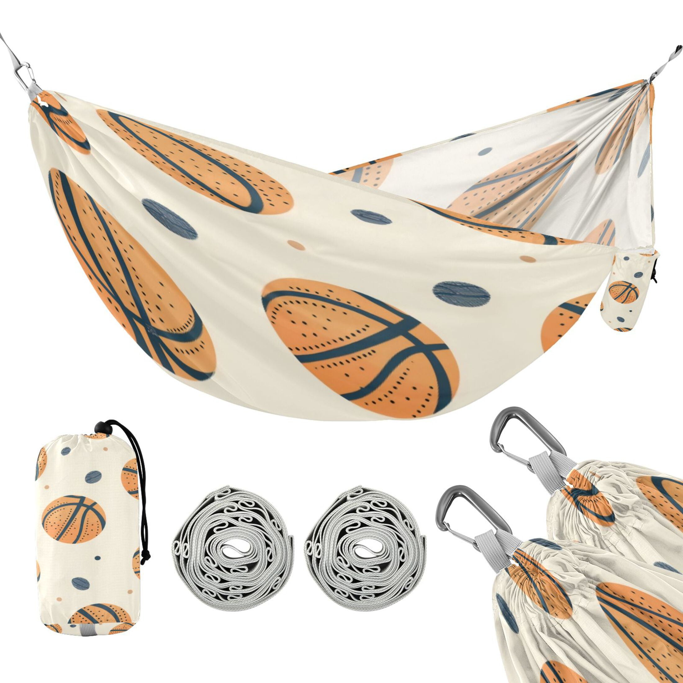 Hammock Camping Hammock Nylon Portable Hammock Travel Camping Hammock Cartoon Basketball