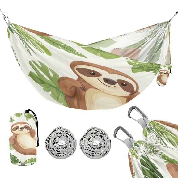 Hammock Camping Hammock Nylon Portable Hammock Travel Camping Hammock Cartoon Sloth