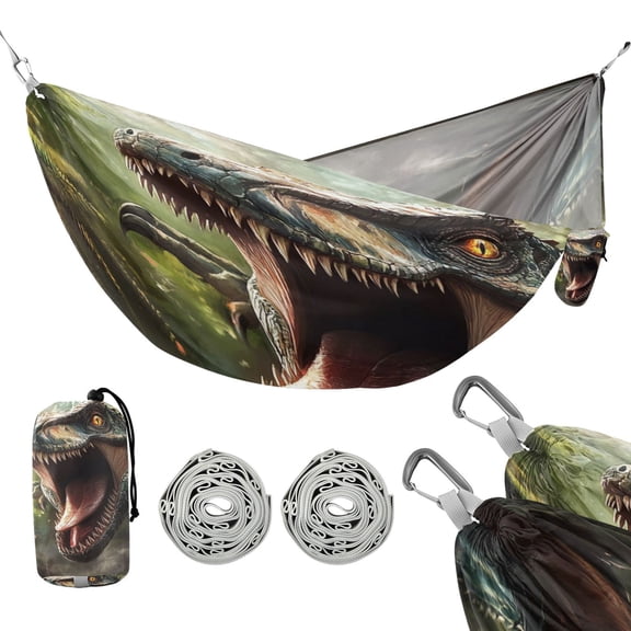 Hammock Camping Hammock Nylon Portable Hammock Travel Camping Hammock Cool Cartoon Big Dinosaur