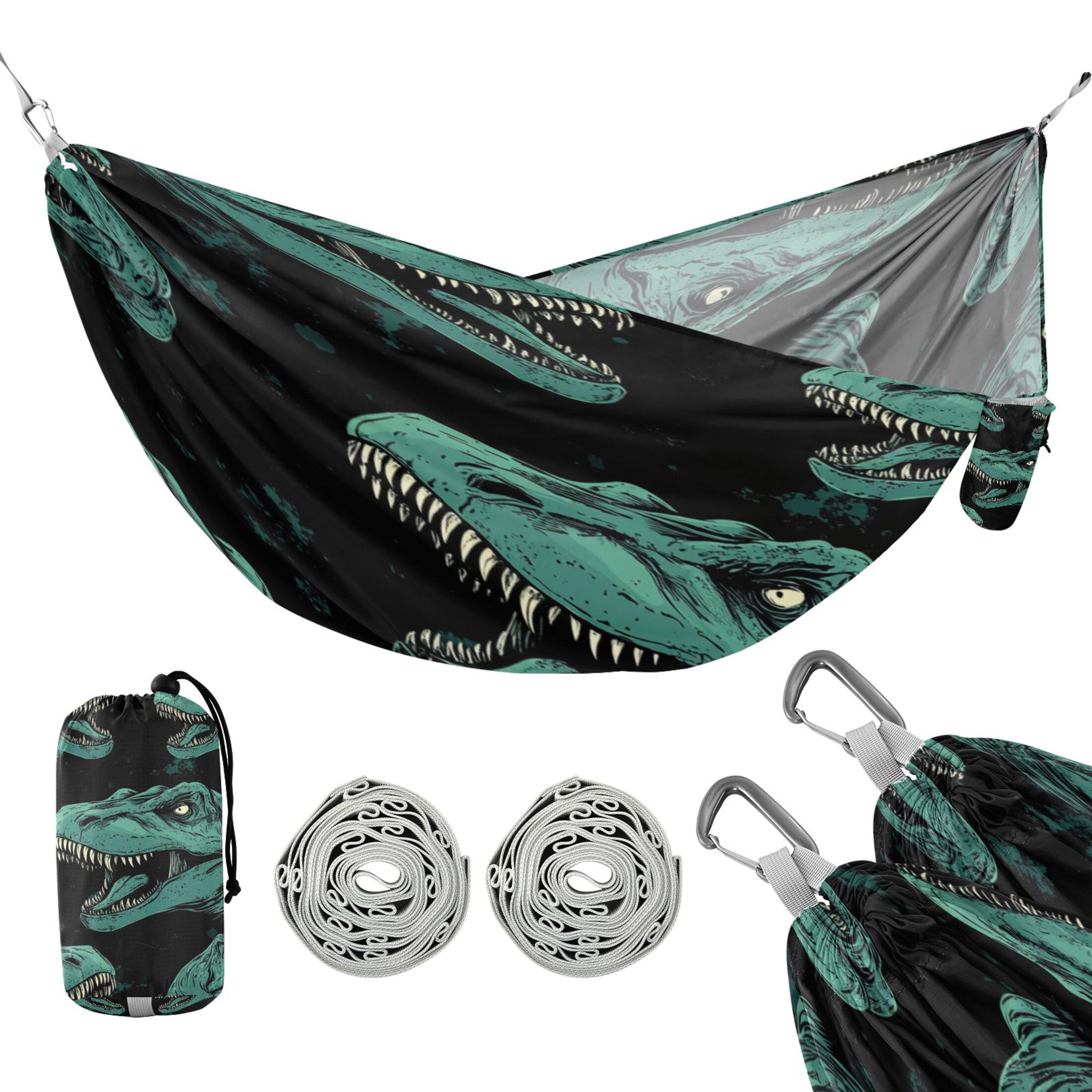 Hammock Camping Hammock Nylon Portable Hammock Travel Camping Hammock Cool Dinosaur