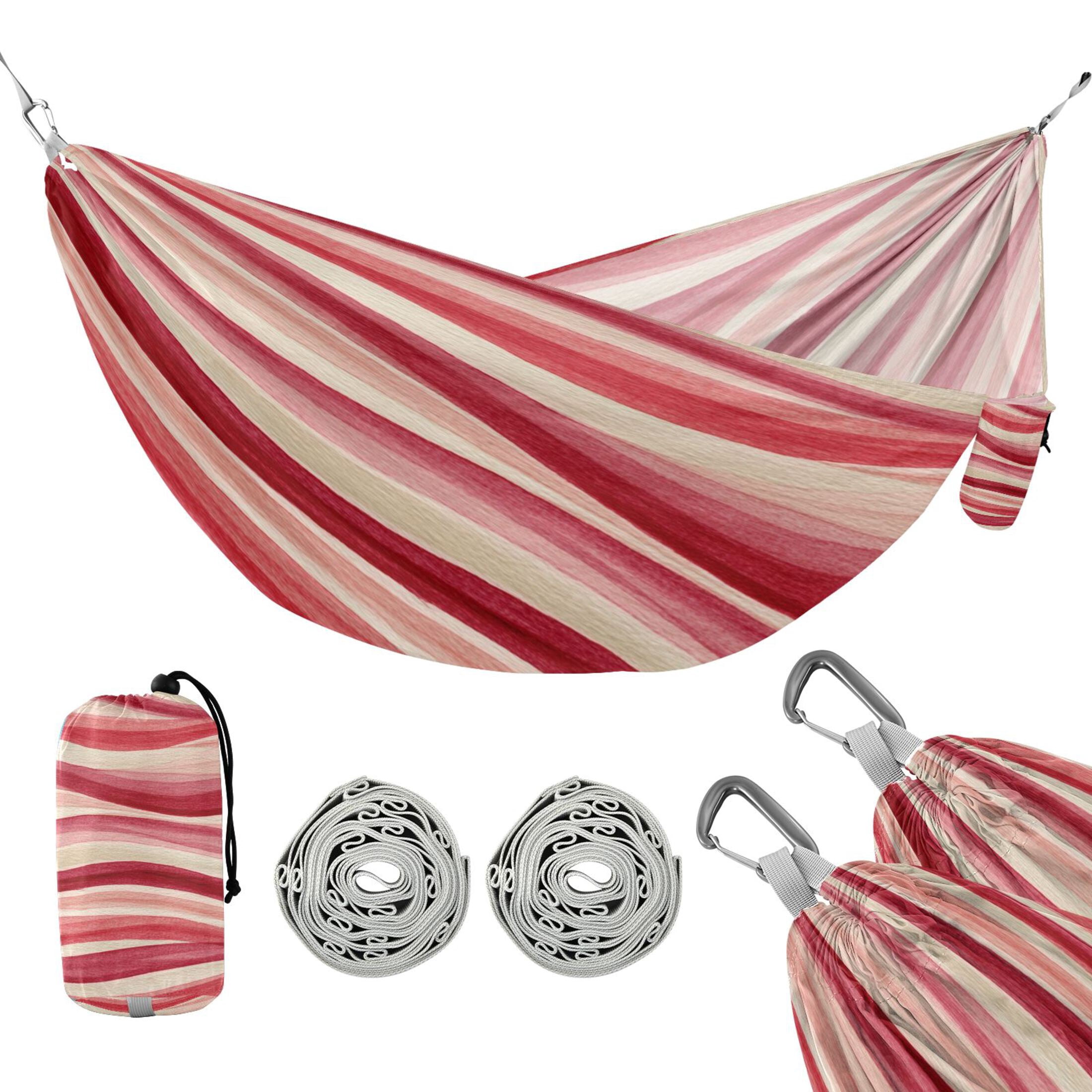 Hammock Camping Hammock Nylon Portable Hammock Travel Camping Hammock Coral Waves Wavy Stripes
