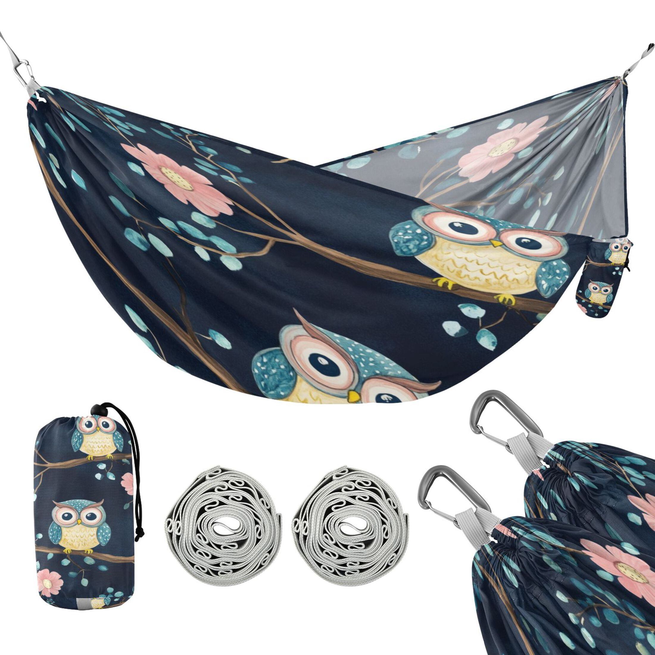 Hammock Camping Hammock Nylon Portable Hammock Travel Camping Hammock Cute Cartoon Owl