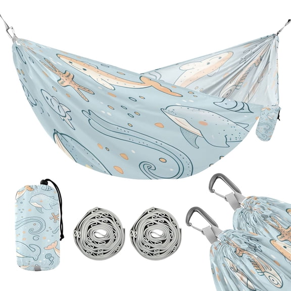 Hammock Camping Hammock Nylon Portable Hammock Travel Camping Hammock Cute Fish