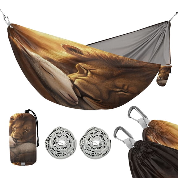Hammock Camping Hammock Nylon Portable Hammock Travel Camping Hammock Cute Lion Sheep