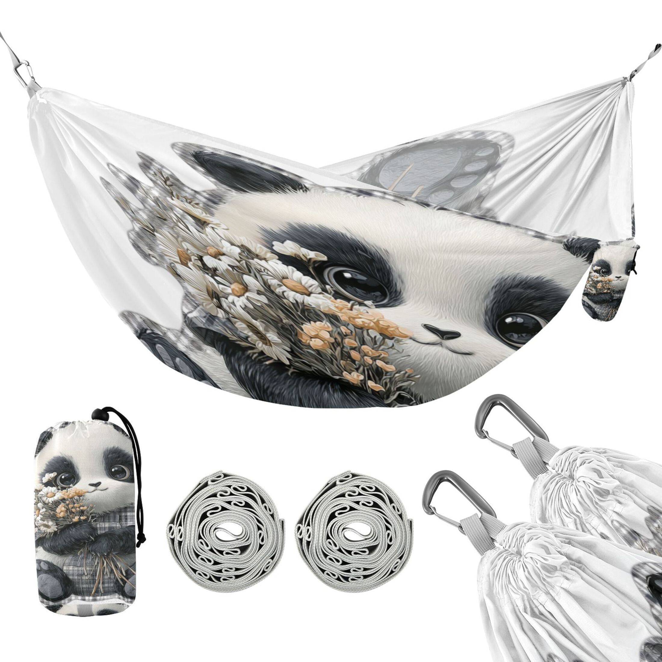 Hammock Camping Hammock Nylon Portable Hammock Travel Camping Hammock Cute Panda