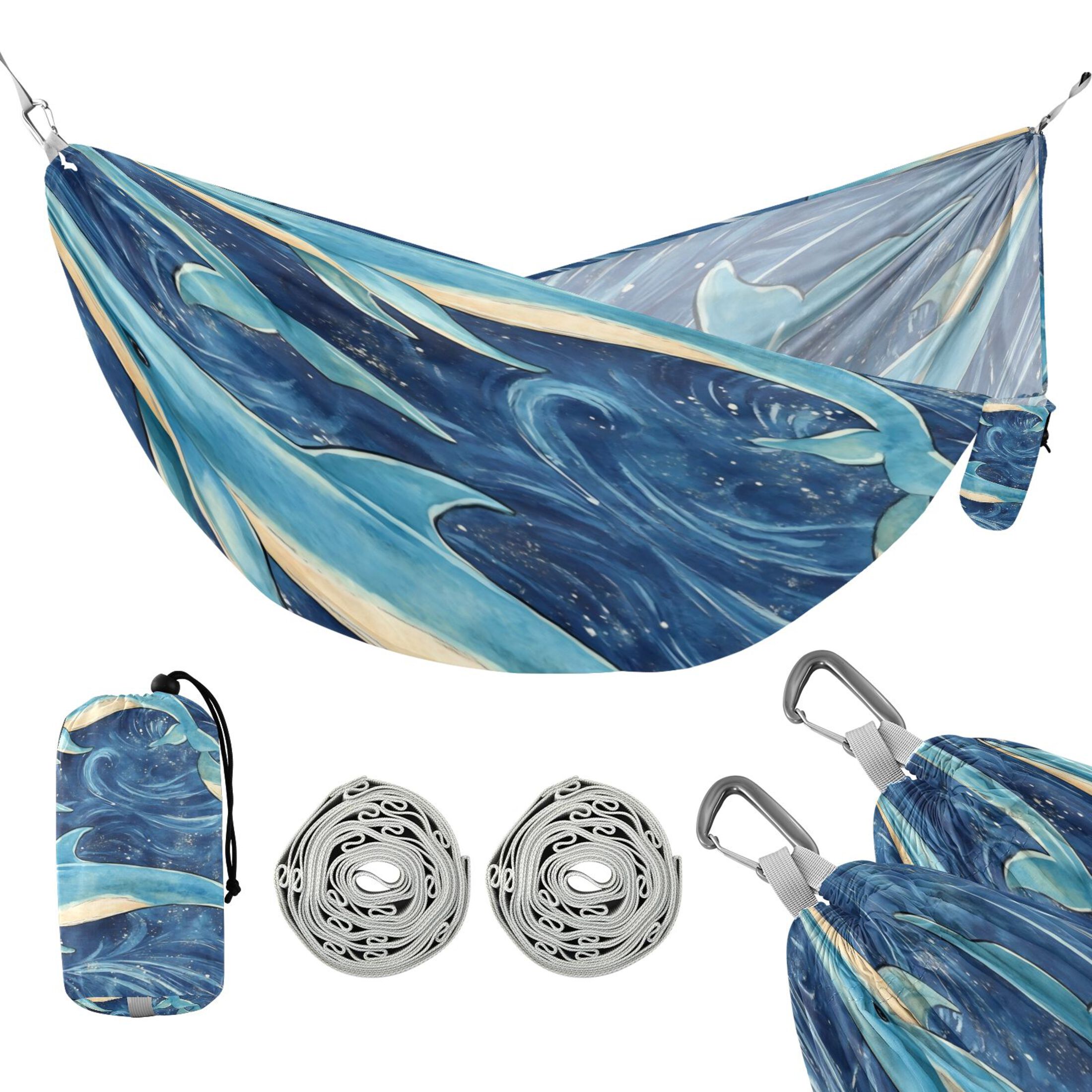 Hammock Camping Hammock Nylon Portable Hammock Travel Camping Hammock Dolphin Cartoon Cute