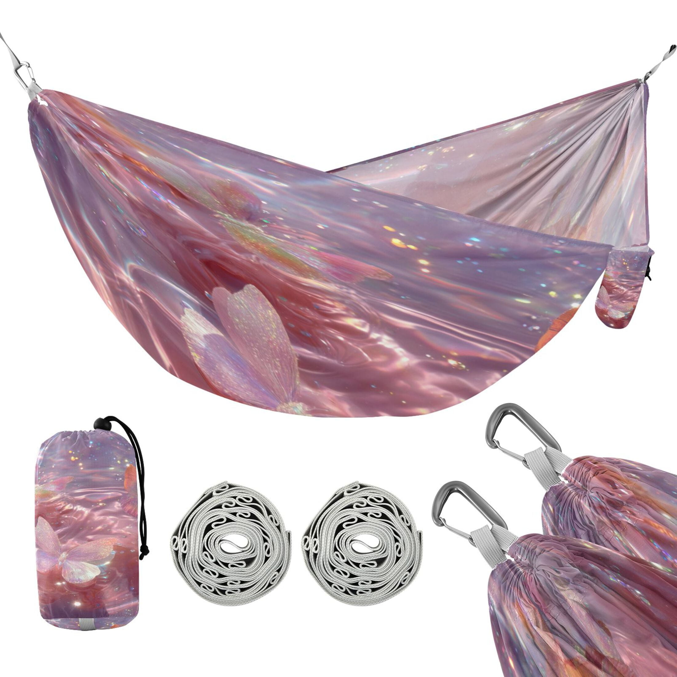 Hammock Camping Hammock Nylon Portable Hammock Travel Camping Hammock Dream Butterfly
