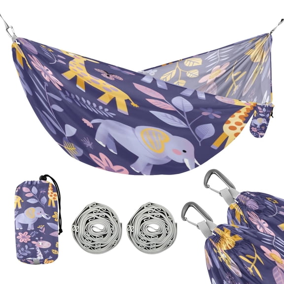 Hammock Camping Hammock Nylon Portable Hammock Travel Camping Hammock Elephant Giraffe