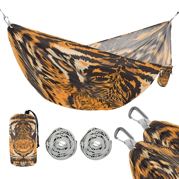 Hammock Camping Hammock Nylon Portable Hammock Travel Camping Hammock Fierce Tiger
