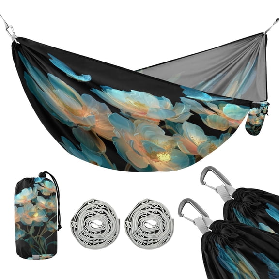 Hammock Camping Hammock Nylon Portable Hammock Travel Camping Hammock Flowers