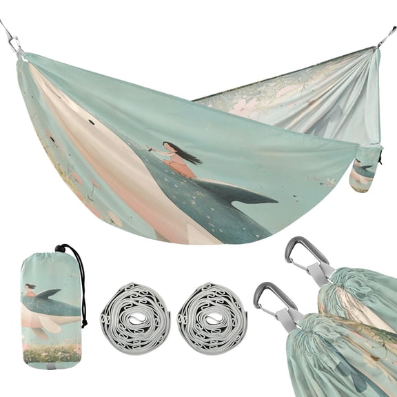 Hammock Camping Hammock Nylon Portable Hammock Travel Camping Hammock Flying Whale