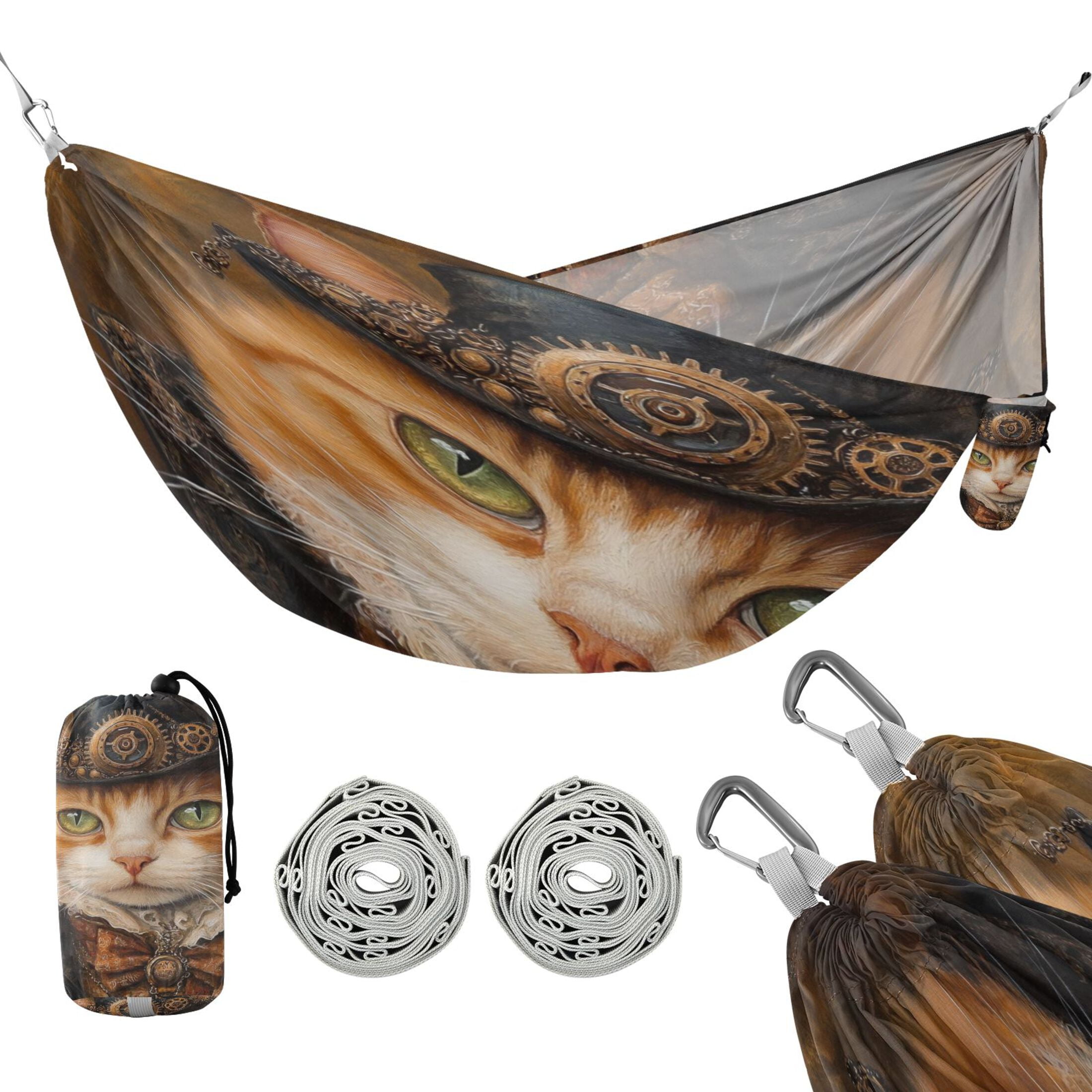 Hammock Camping Hammock Nylon Portable Hammock Travel Camping Hammock Jazz Cat