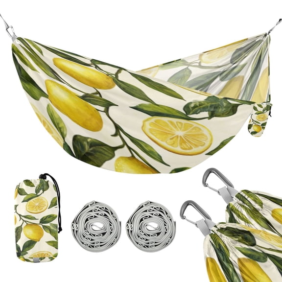 Hammock Camping Hammock Nylon Portable Hammock Travel Camping Hammock Lemon Yellow